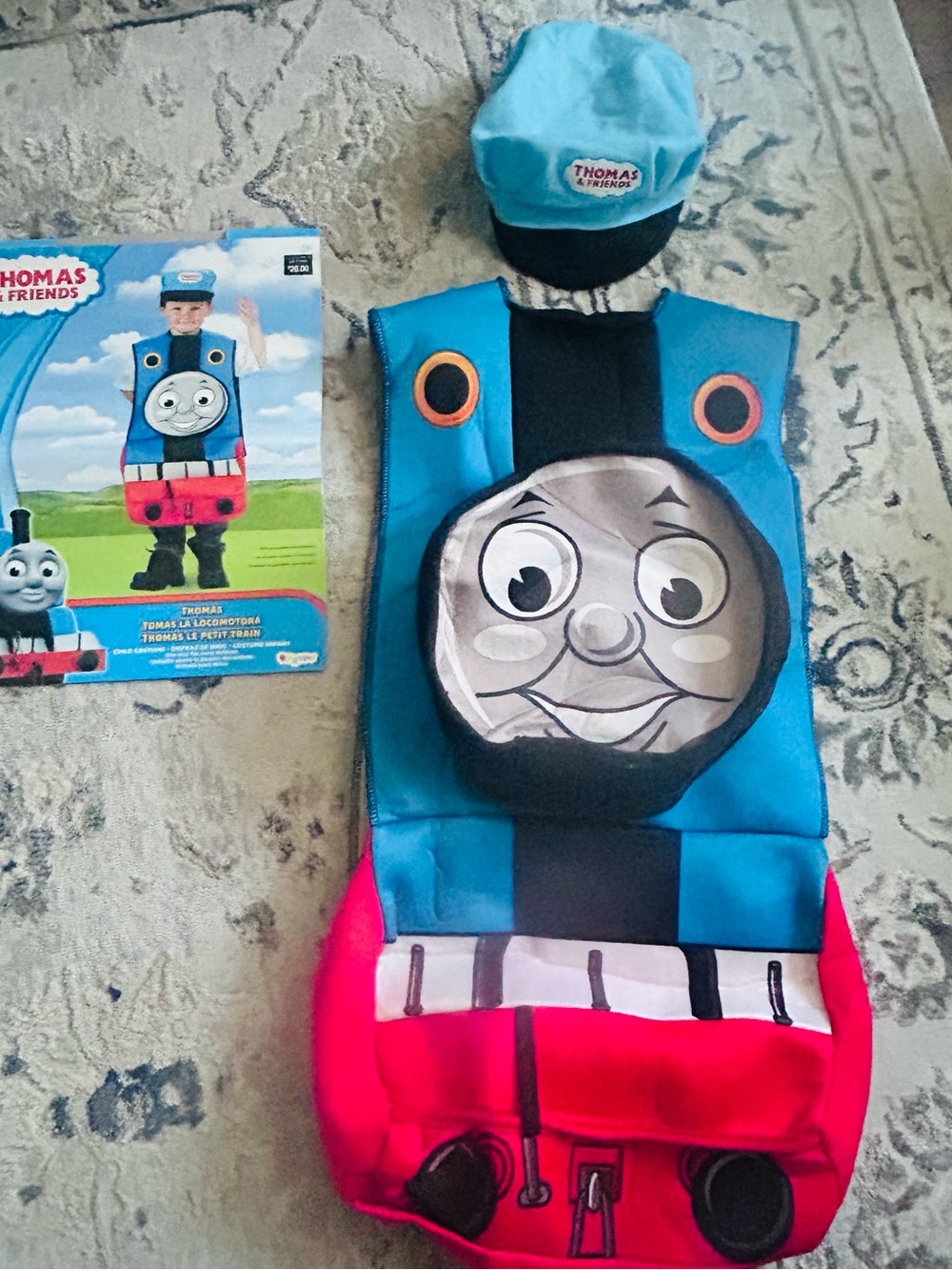 Thomas & Friends Blue and Red Train Costume with Light Blue Cap